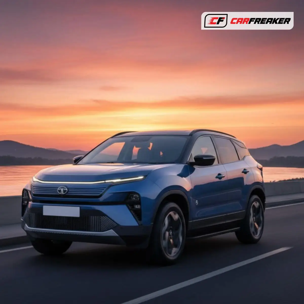 Harrier EV river crossing